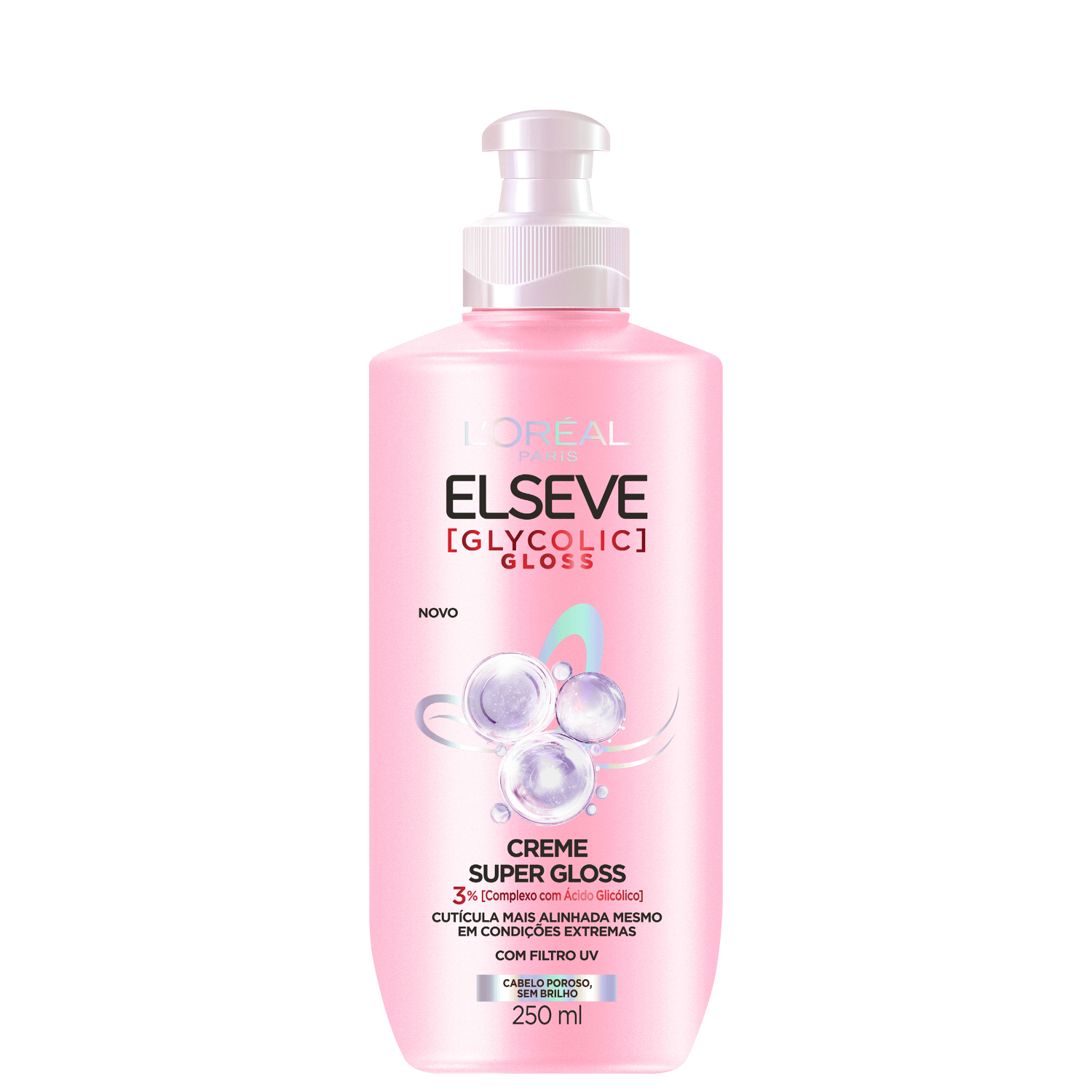 Creme para Pentear Elseve L’Oréal Paris Glycolic Gloss 250ml