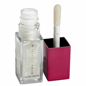 Gloss Labial Eudora Niina Secrets Gloss Crystal Holográfico Moon Stone 7ml