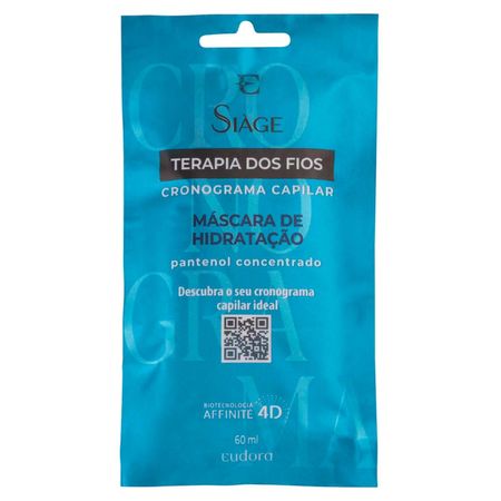Máscara de Hidratação Eudora Siage Cronograma Capilar