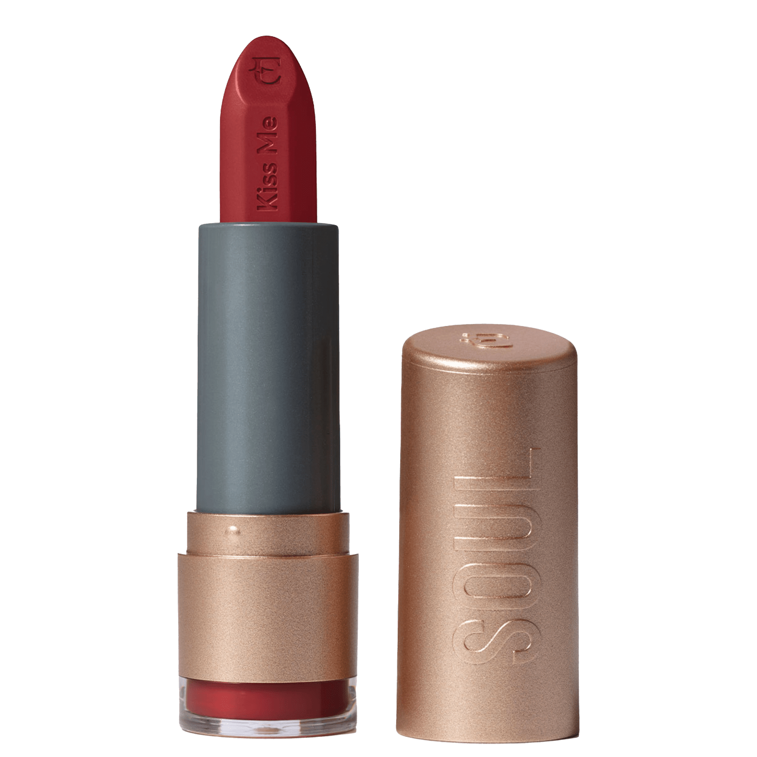 Batom Matte Eudora Soul Kiss Me Trend Colors Marrom Nude Poder 3.7g