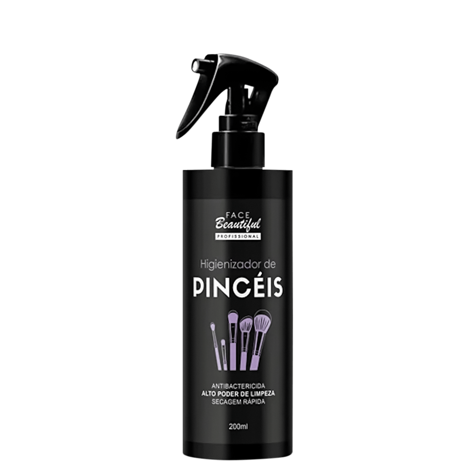 Spray Higienizador de Pincéis Face Beautiful 200ml