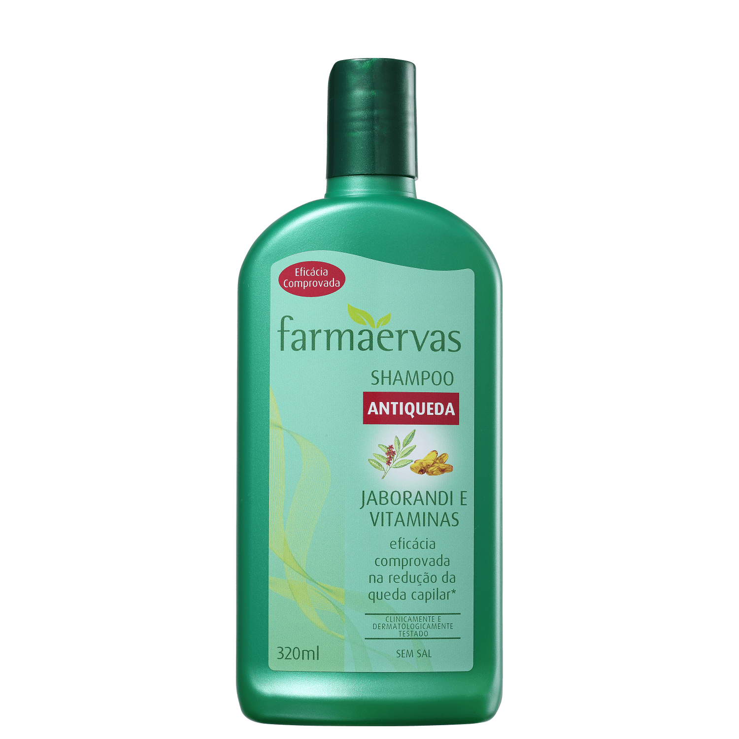 Shampoo Farmaervas Jaborandi e Vitaminas Antiqueda 320ml
