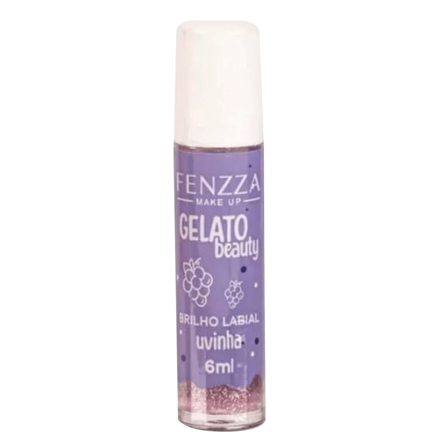 Brilho Labial Fenzza Gelato Beauty Uvinha 6ml