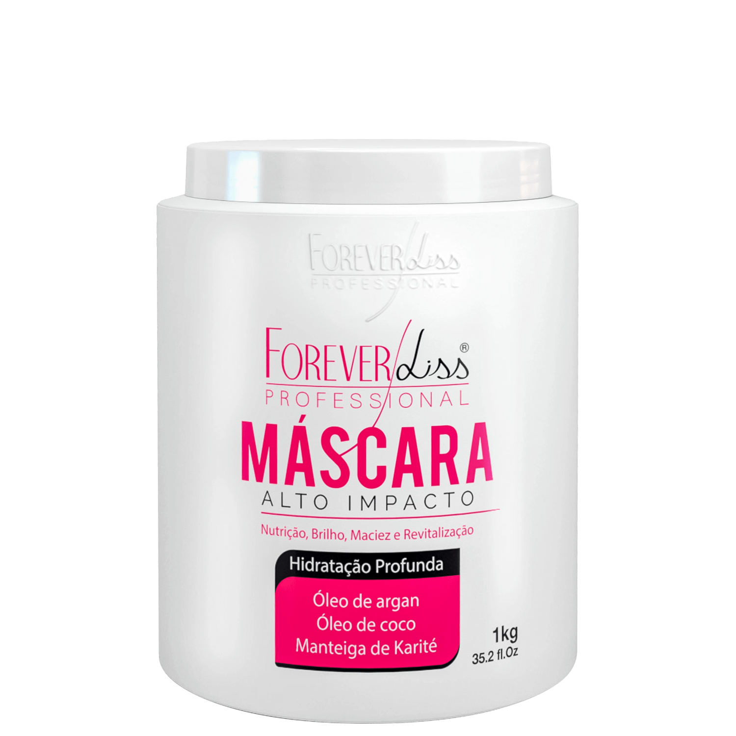 Máscara de Hidratação Forever Liss Professional Alto Impacto 1000g