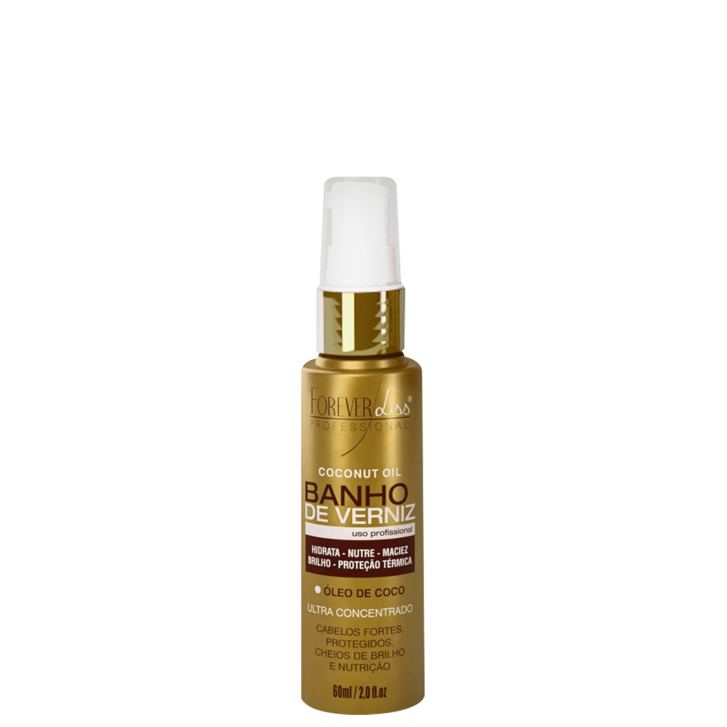 Óleo Capilar Forever Liss Professional Banho de Verniz Coco 60ml