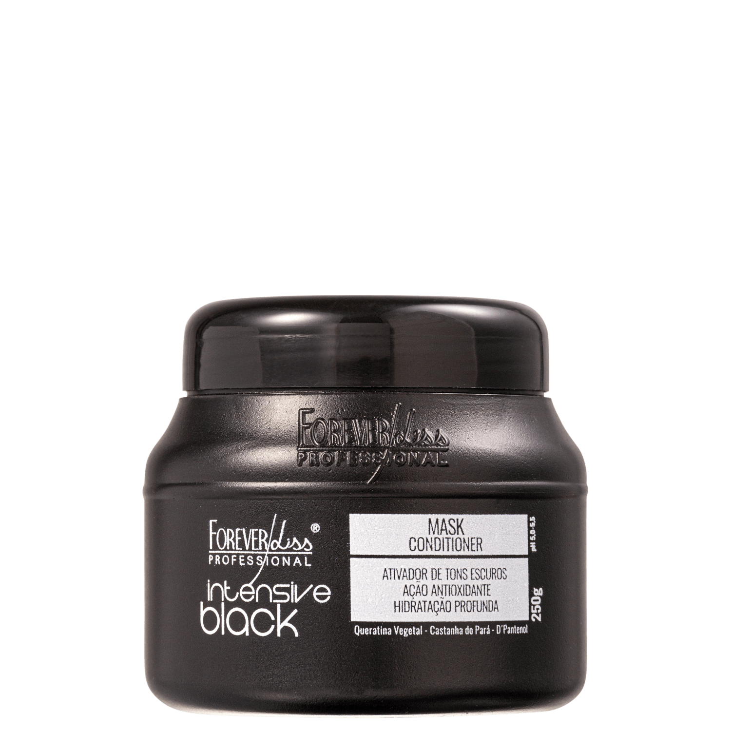 Máscara Tonalizante Forever Liss Professional Intensive Black 250g