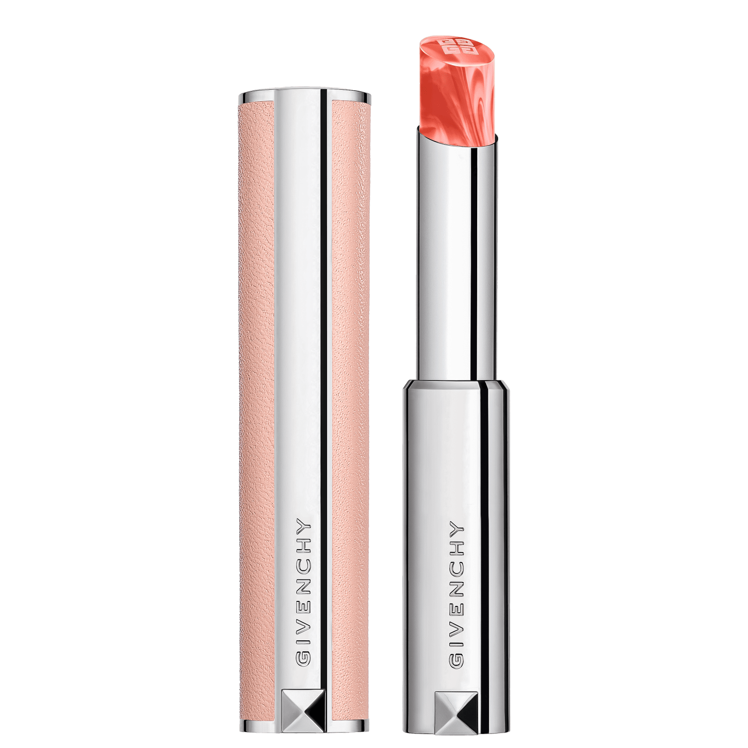 Bálsamo Labial Givenchy Rose Perfecto Lip Balm N304 Coral Red 2,8g