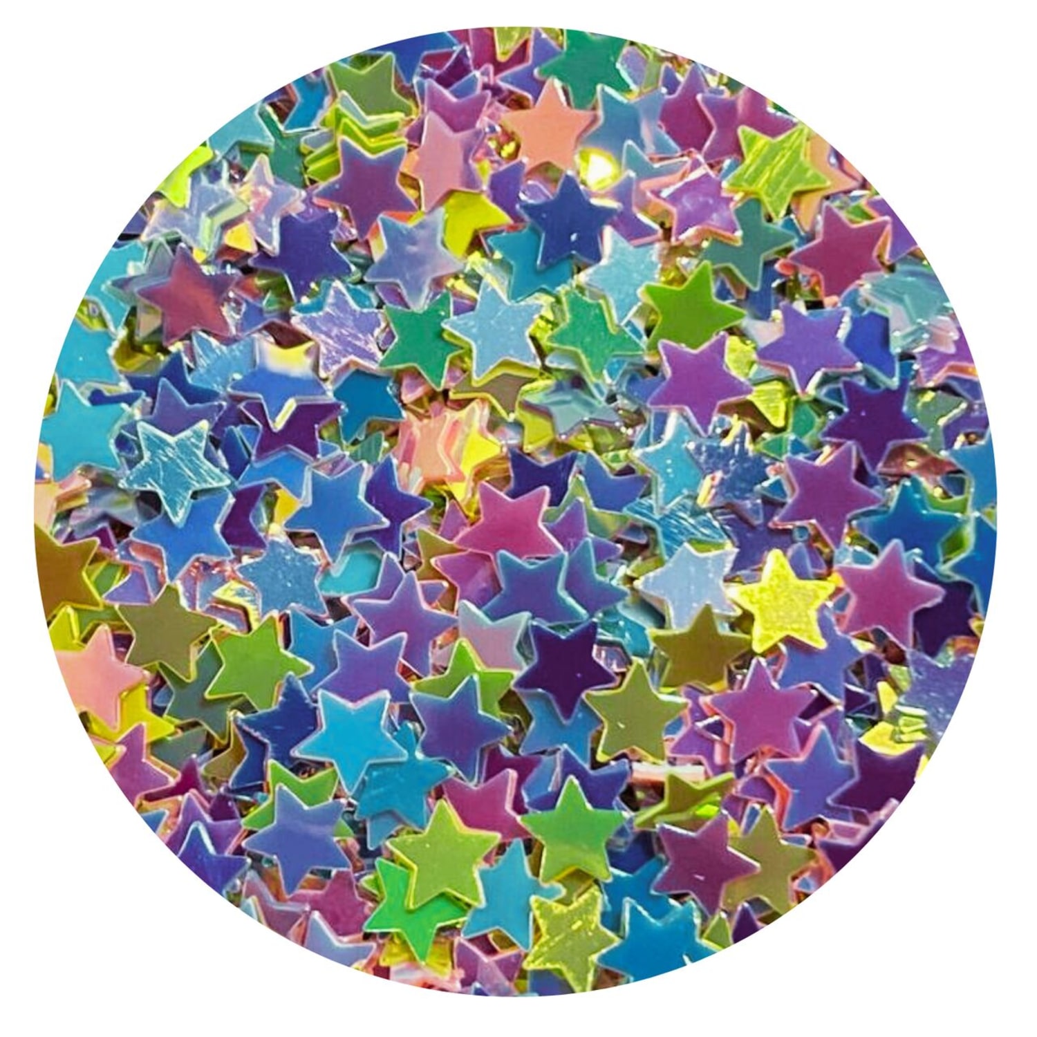 Glitter Estrelas Colors Holo 3,0g