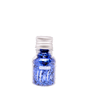Glitter Flocado Azul Royal Holográfico Garrafinha 10,0g Glitter Flocado Azul Royal Holográfico Garrafinha 10,0g