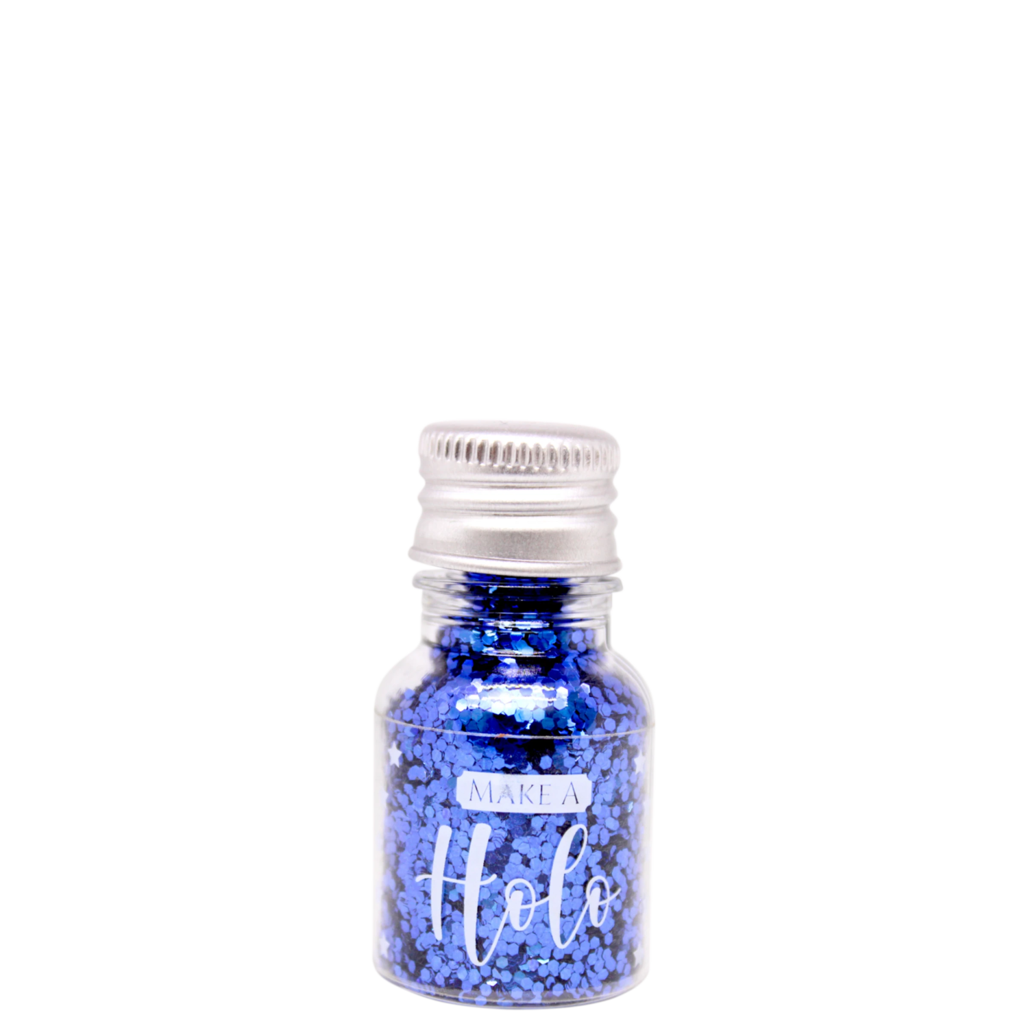 Glitter Flocado Azul Royal Holográfico Garrafinha 10,0g