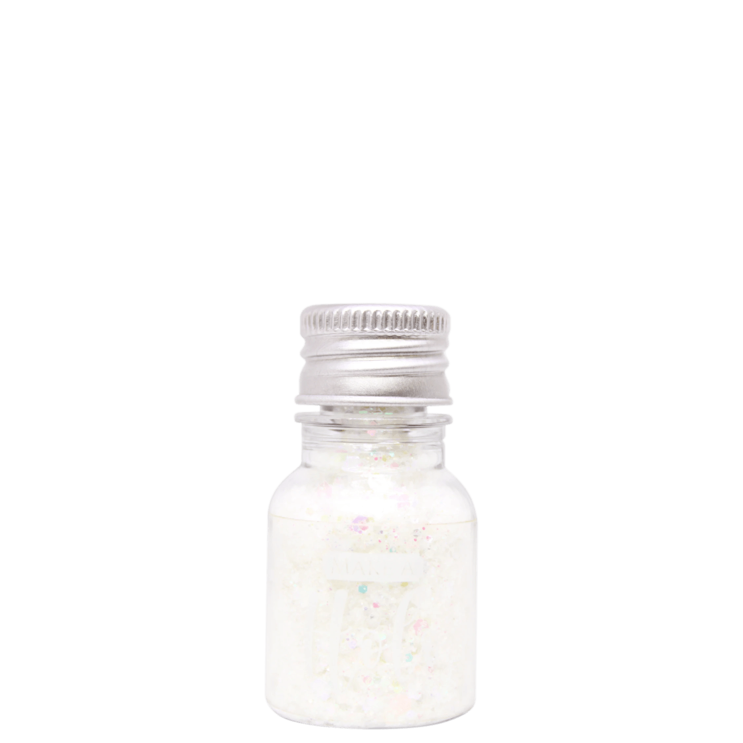 Glitter Flocado Branco Holográfico Garrafinha 10,0g