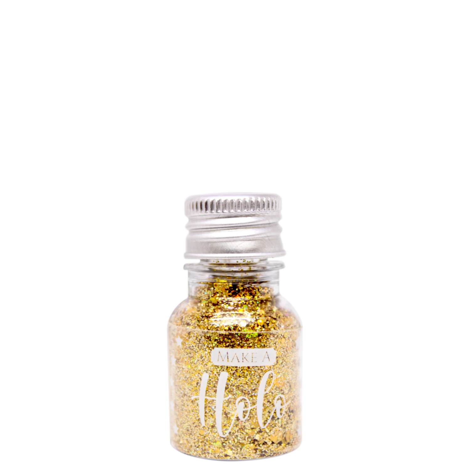 Glitter Flocado Dourado Holográfico Garrafinha 10,0g