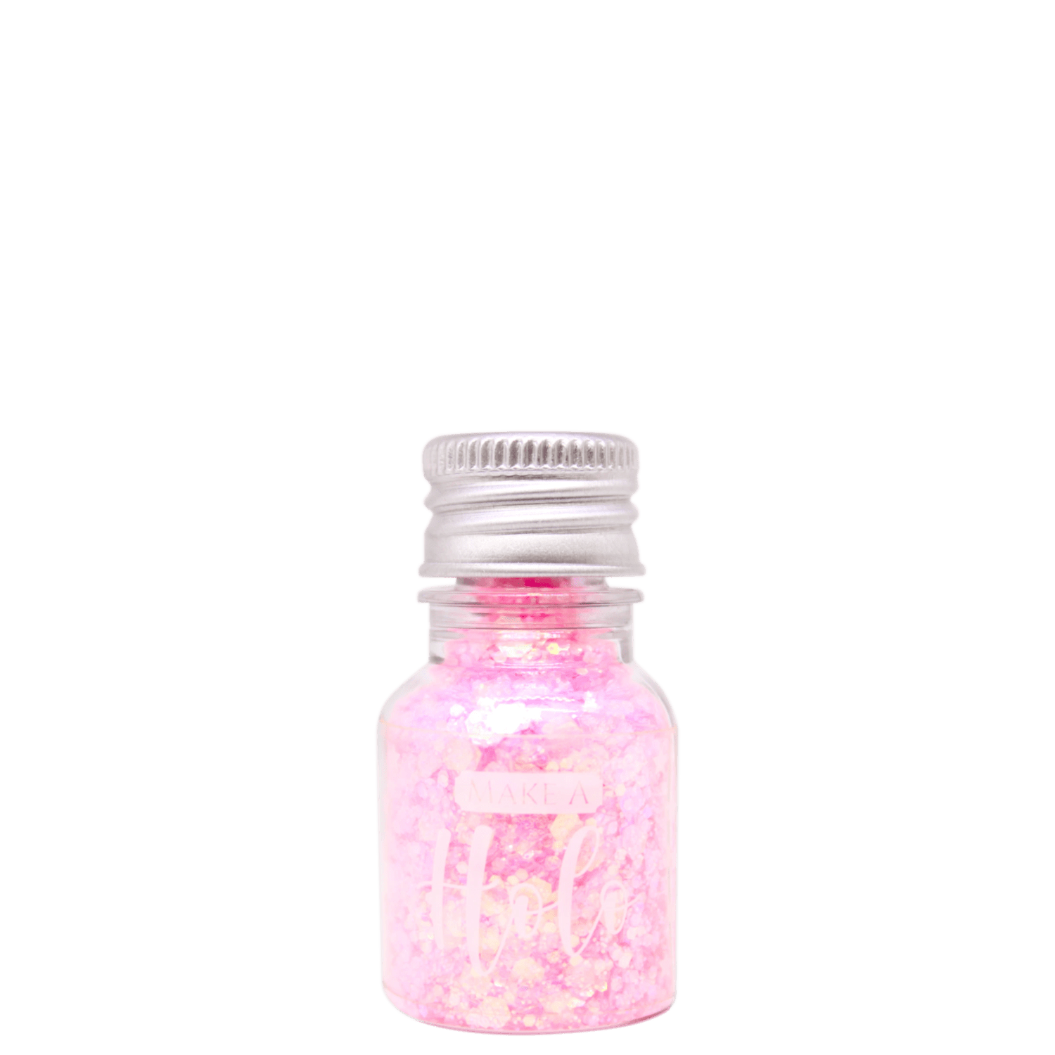 Glitter Flocado Rosa Holográfico Garrafinha 10,0g