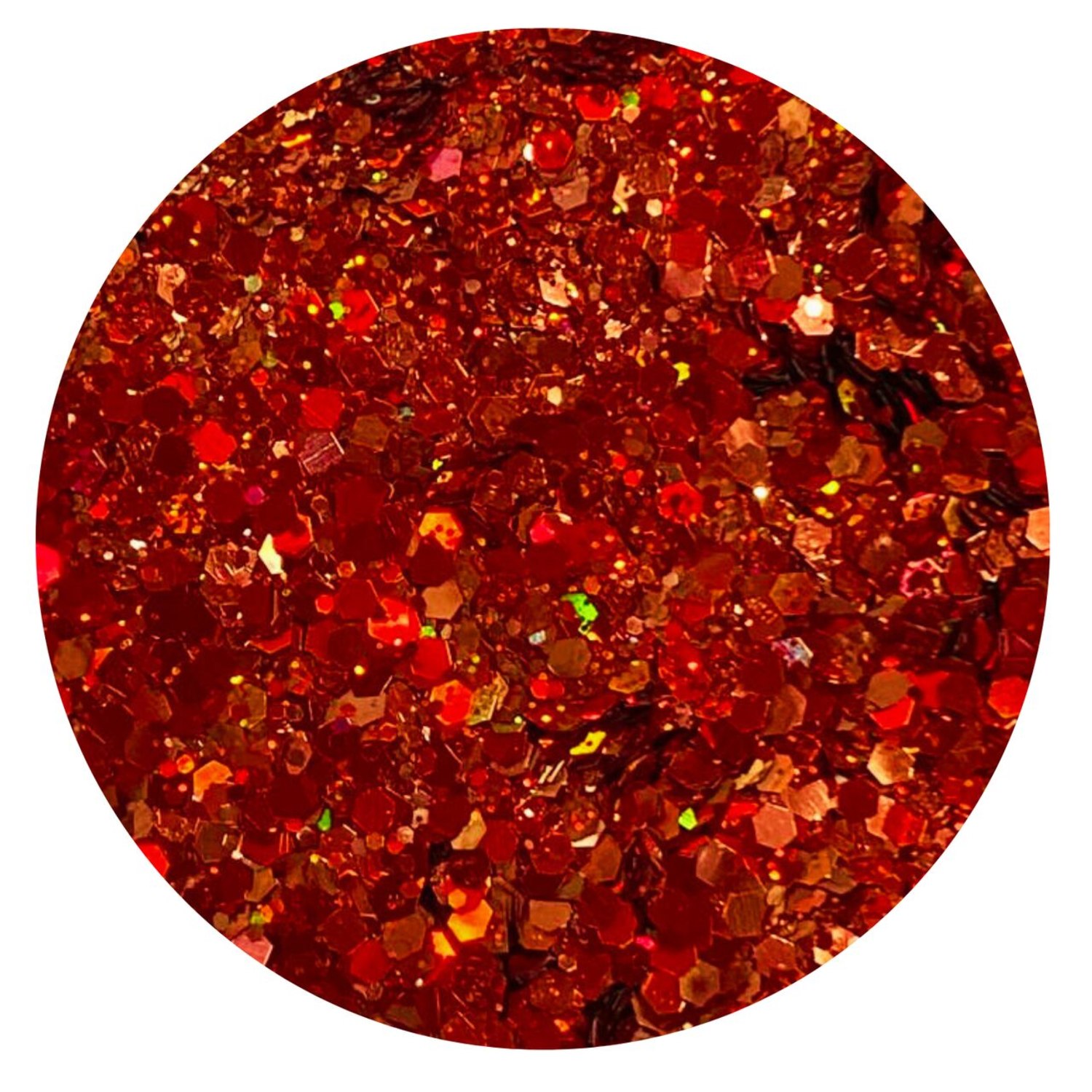Glitter Flocado Vermelho Brilhante 3,0g
