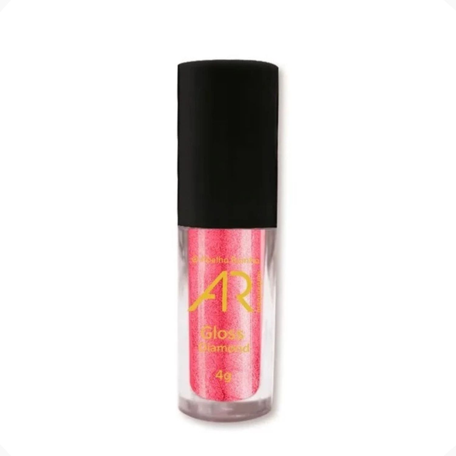 Gloss Labial Diamond Cute Com Partículas de Brilho Abelha Rainha 5g REF 4206