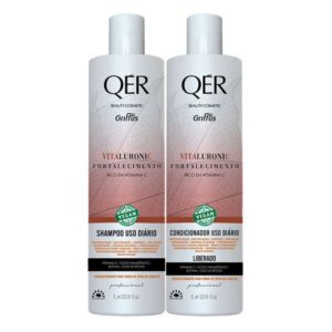 Kit Griffus Qér Beauty Cosmetics Vitaluronic Shampoo Condicionador