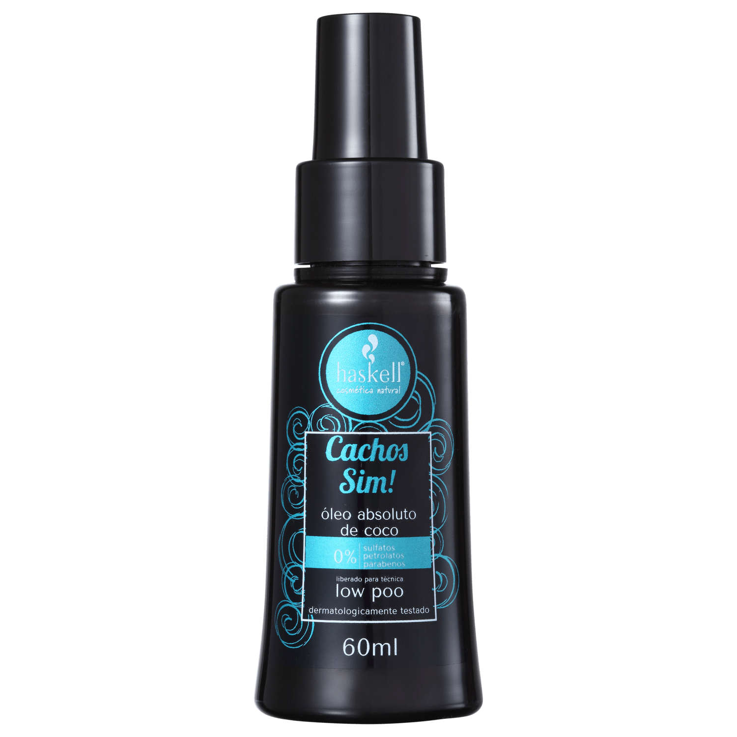 Óleo Capilar Haskell Cachos Sim ! Absoluto de Coco 60ml