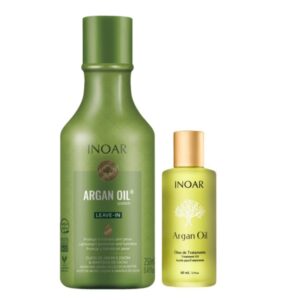Kit Inoar Argan Oil System Leave-in 250ml + Óleo 60ml Kit Inoar Argan Oil System Leave-in 250ml + Óleo 60ml