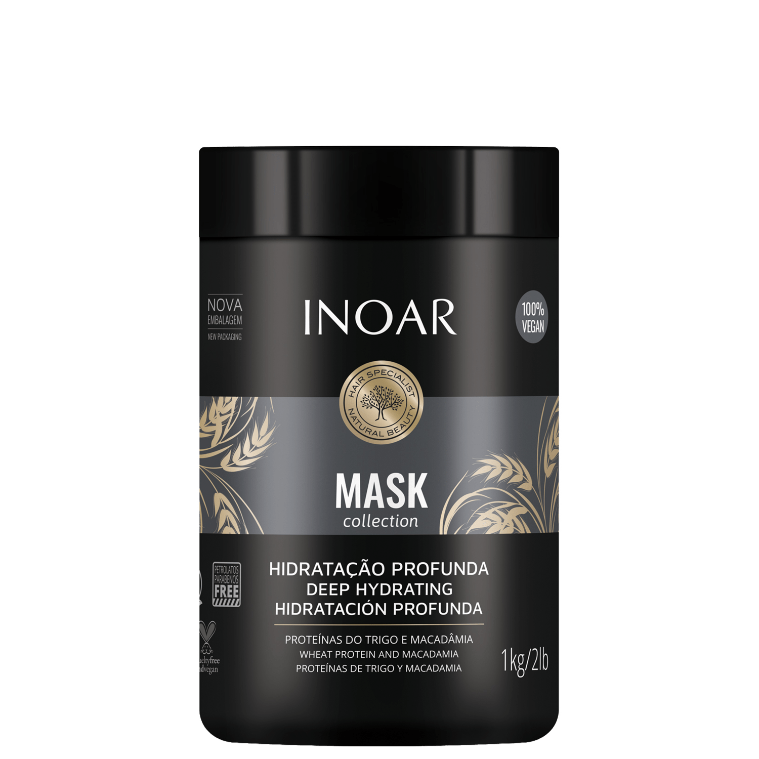 Máscara de Tratamento Profissional Inoar Mask 1000g