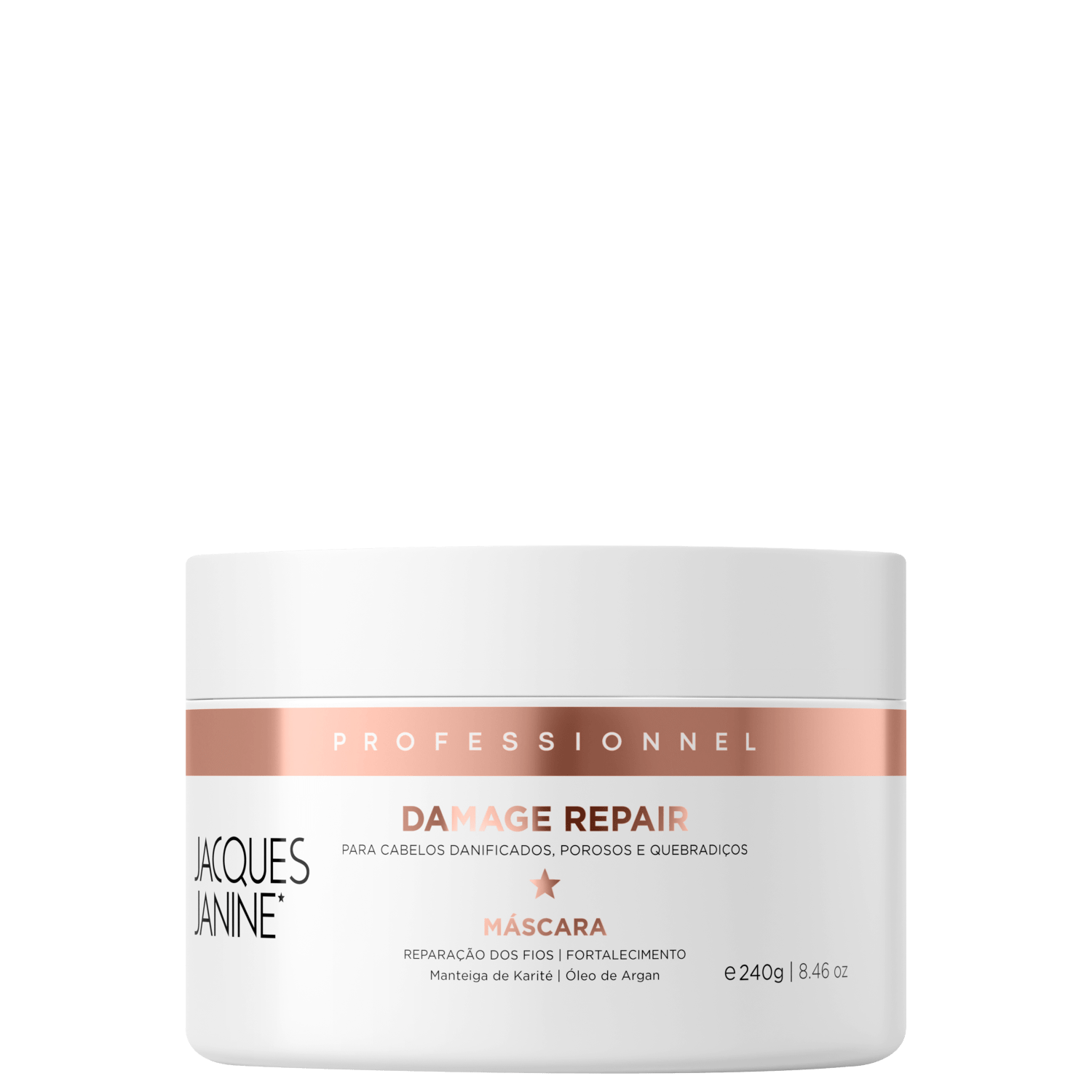 Máscara Jacques Janine Professionnel Pós Tratamento Quimicamente Danificados 240ml