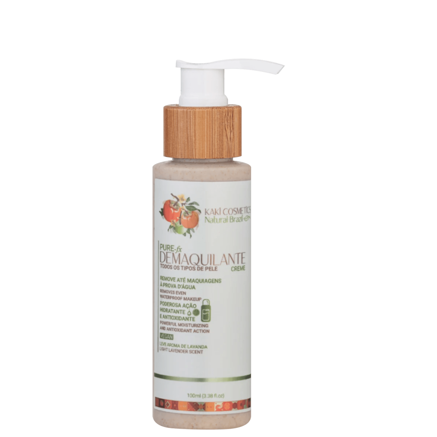 Creme Demaquilante Kaki Cosmetics Pure-fx Natural 100ml