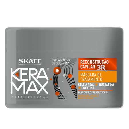 Máscara de Tratamento Skafe Keramax Reconstrução Capilar 3R