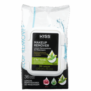 Lenço Demaquilante Kiss New York Chá Verde 200g