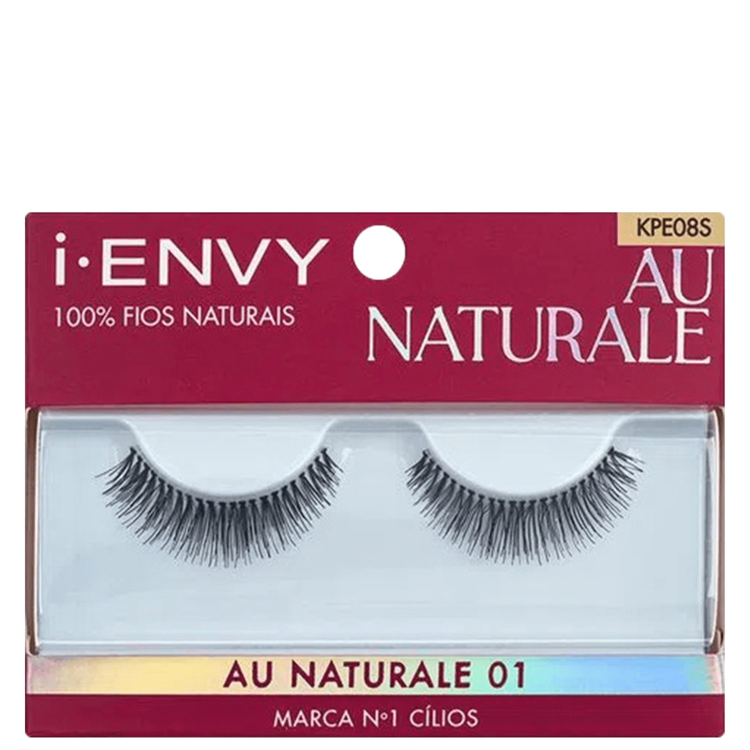 Cílios Postiços Kiss New York i-Envy Au Naturale 01
