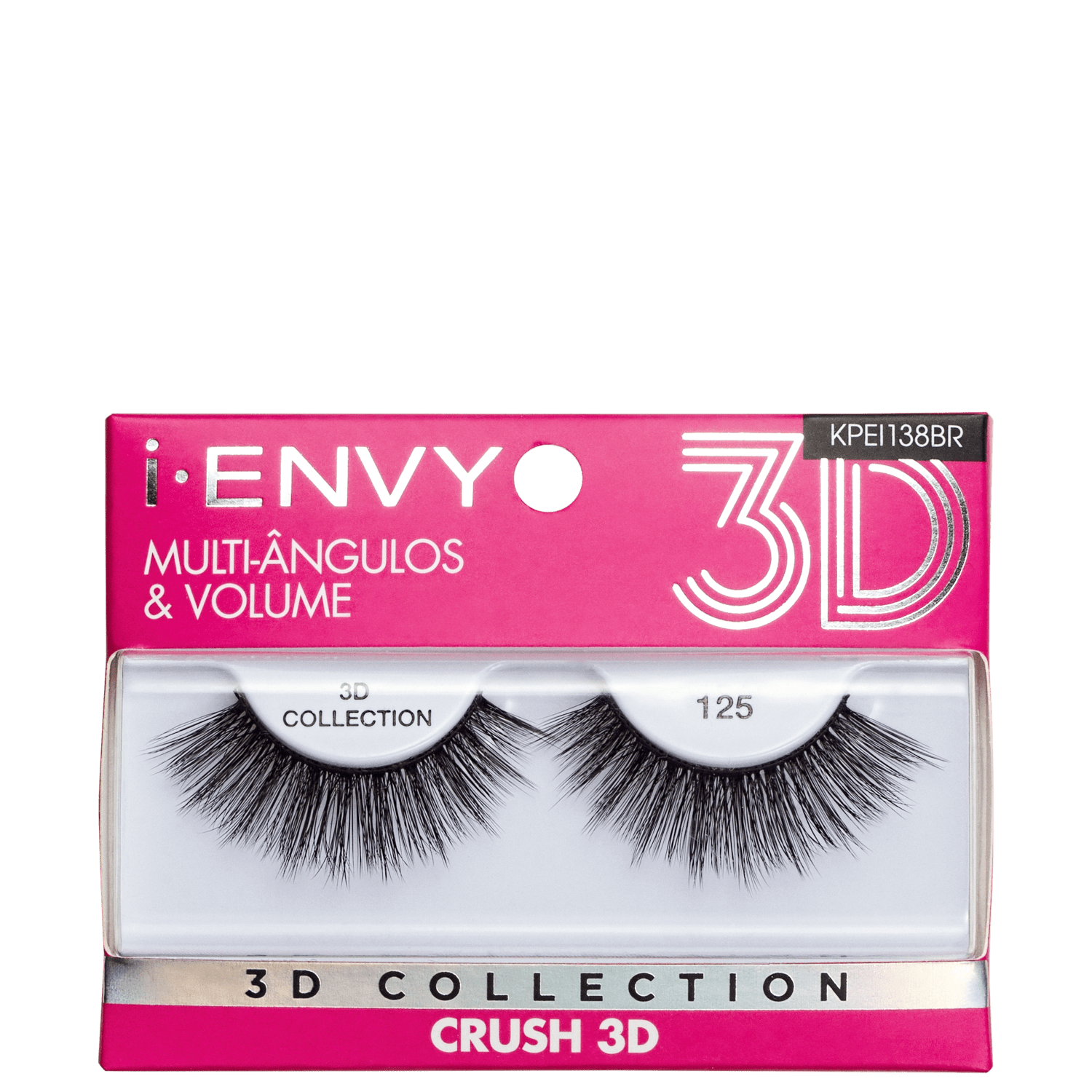 Cílios Postiços Kiss New York i-Envy Crush 3D Collection 138
