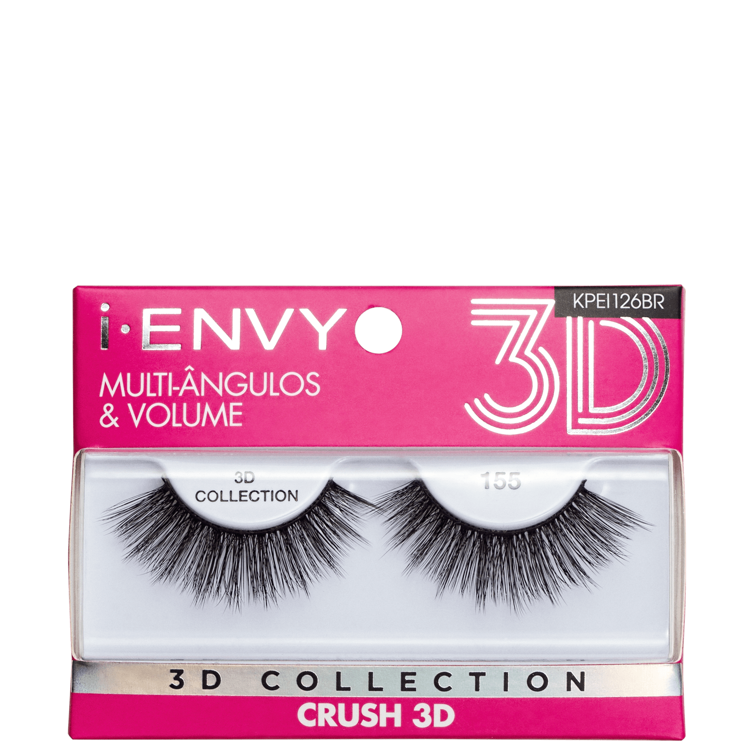 Cílios Postiços Kiss New York i-Envy Crush 3D Collection 155