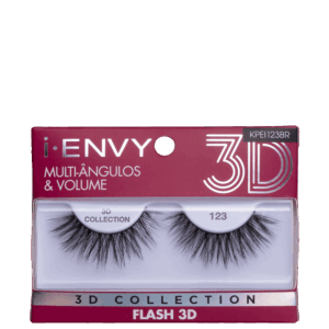 Cílios Postiços Kiss New York i-Envy Flash 3D Collection 123