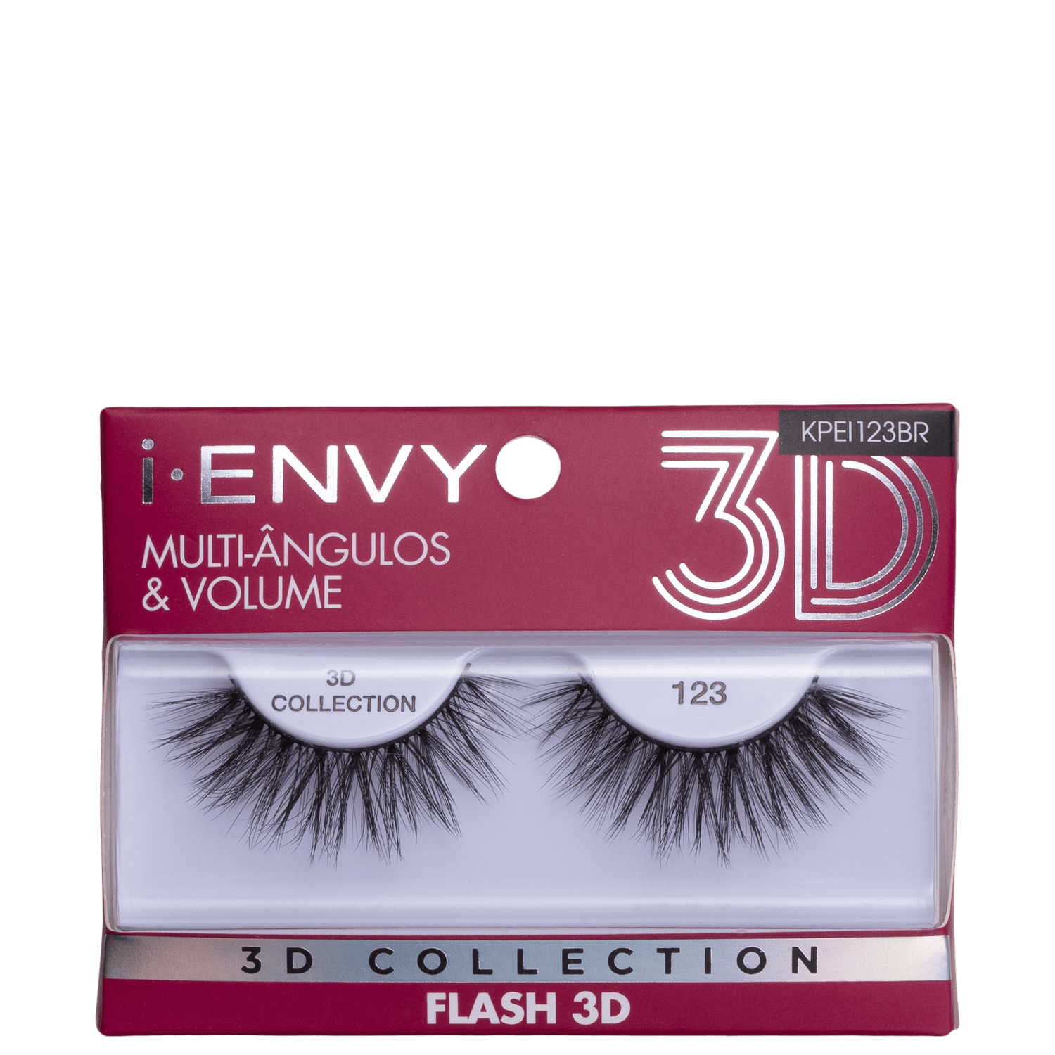 Cílios Postiços Kiss New York i-Envy Flash 3D Collection 123