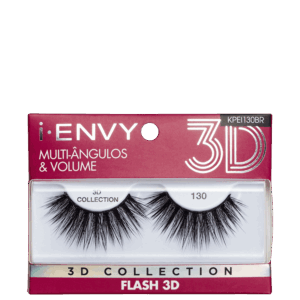 Cílios Postiços Kiss New York i-Envy Flash 3D Collection 130