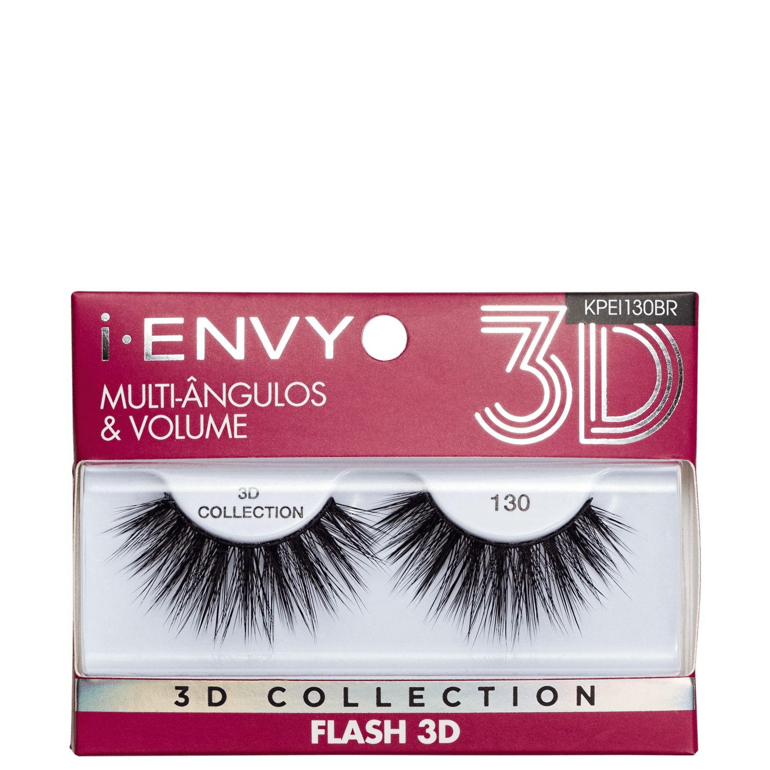 Cílios Postiços Kiss New York i-Envy Flash 3D Collection 130