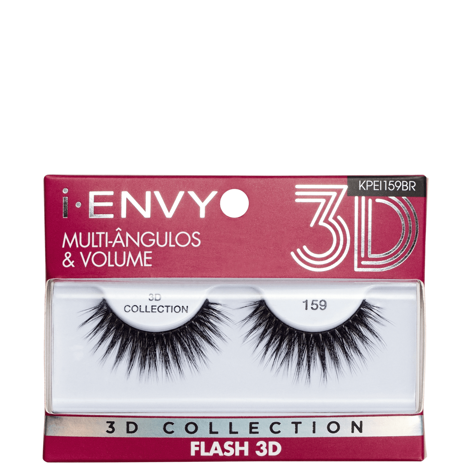 Cílios Postiços Kiss New York i-Envy Flash 3D Collection 159