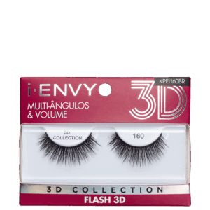 Cílios Postiços Kiss New York i-Envy Flash 3D Collection 160