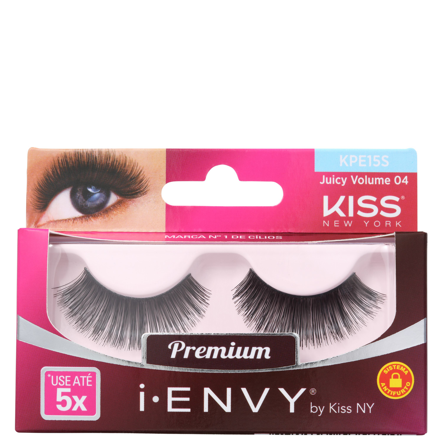 Cílios Postiços Kiss New York i-Envy Juicy Volume 04