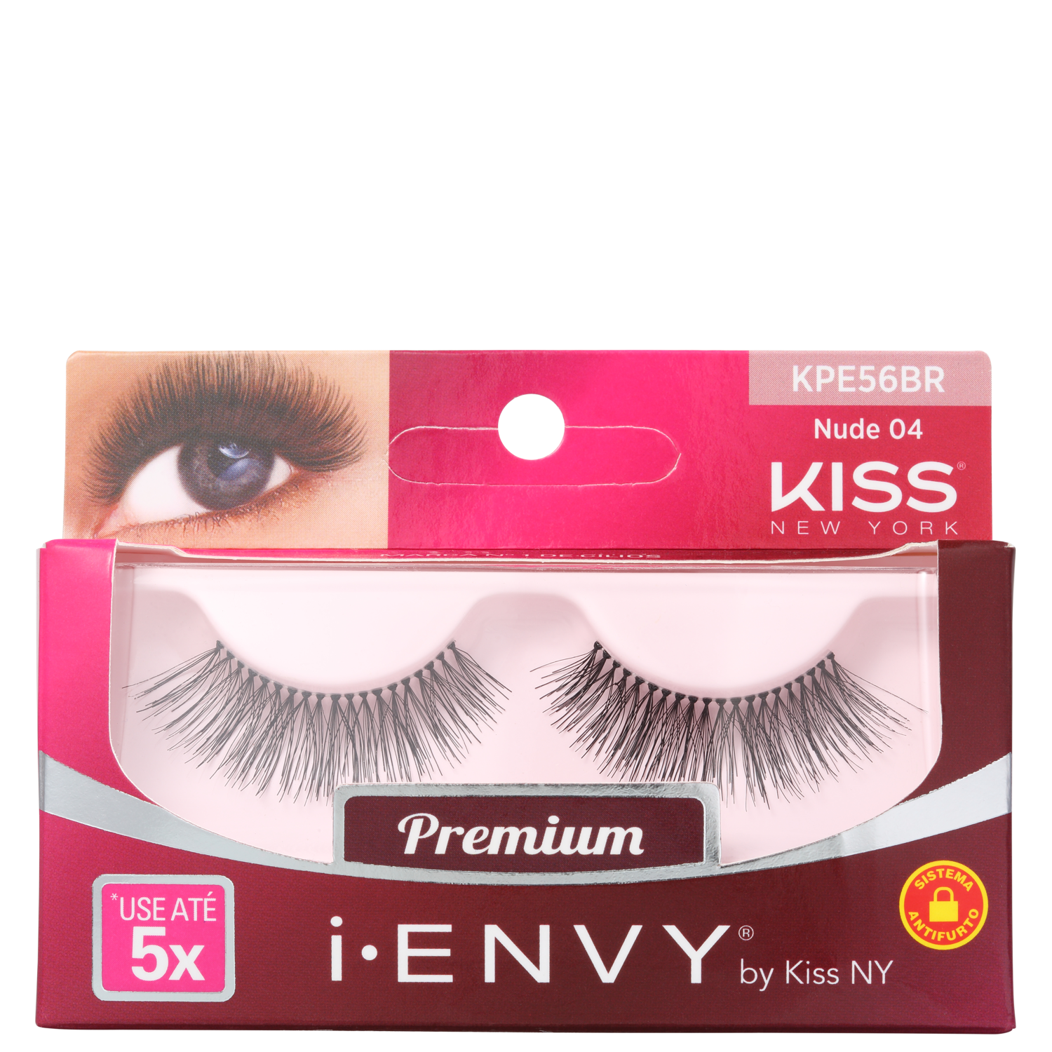 Cílios Postiços Kiss New York i-Envy Nude 04