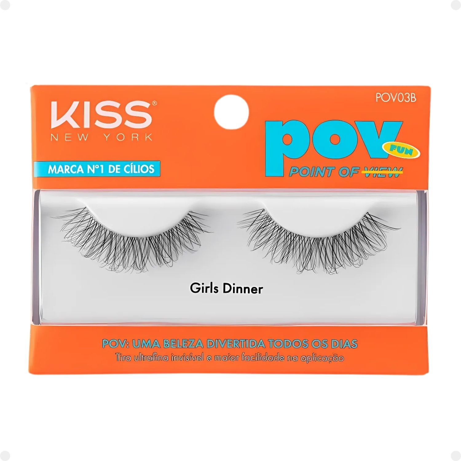 Kiss New York POV Girls Dinner- Cílios Postiços (2 Unidades)