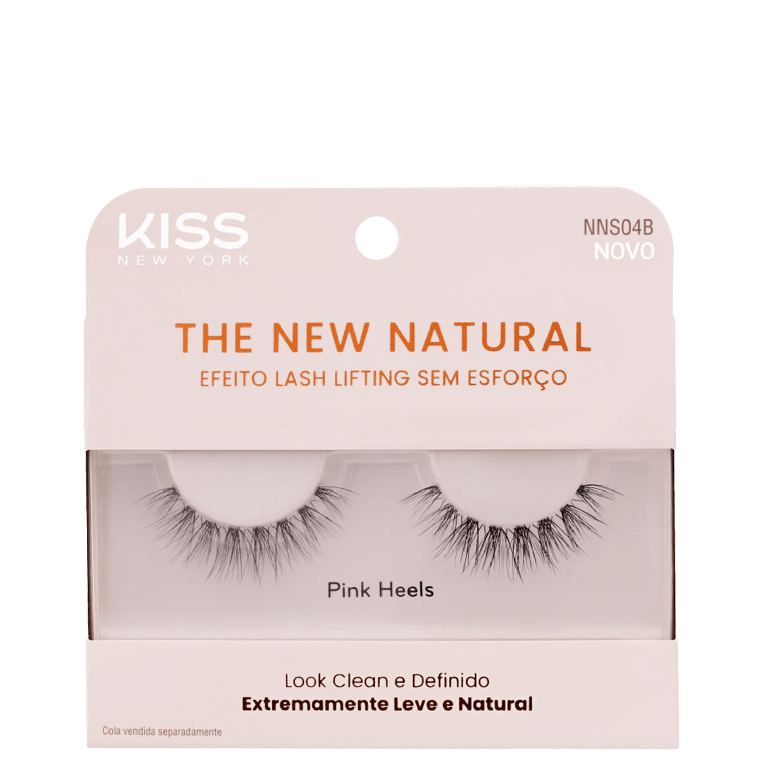 Cílios Postiços Kiss New York The New Natural Pink Heels