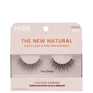 Cílios Postiços Kiss New York The New Natural Red Dress