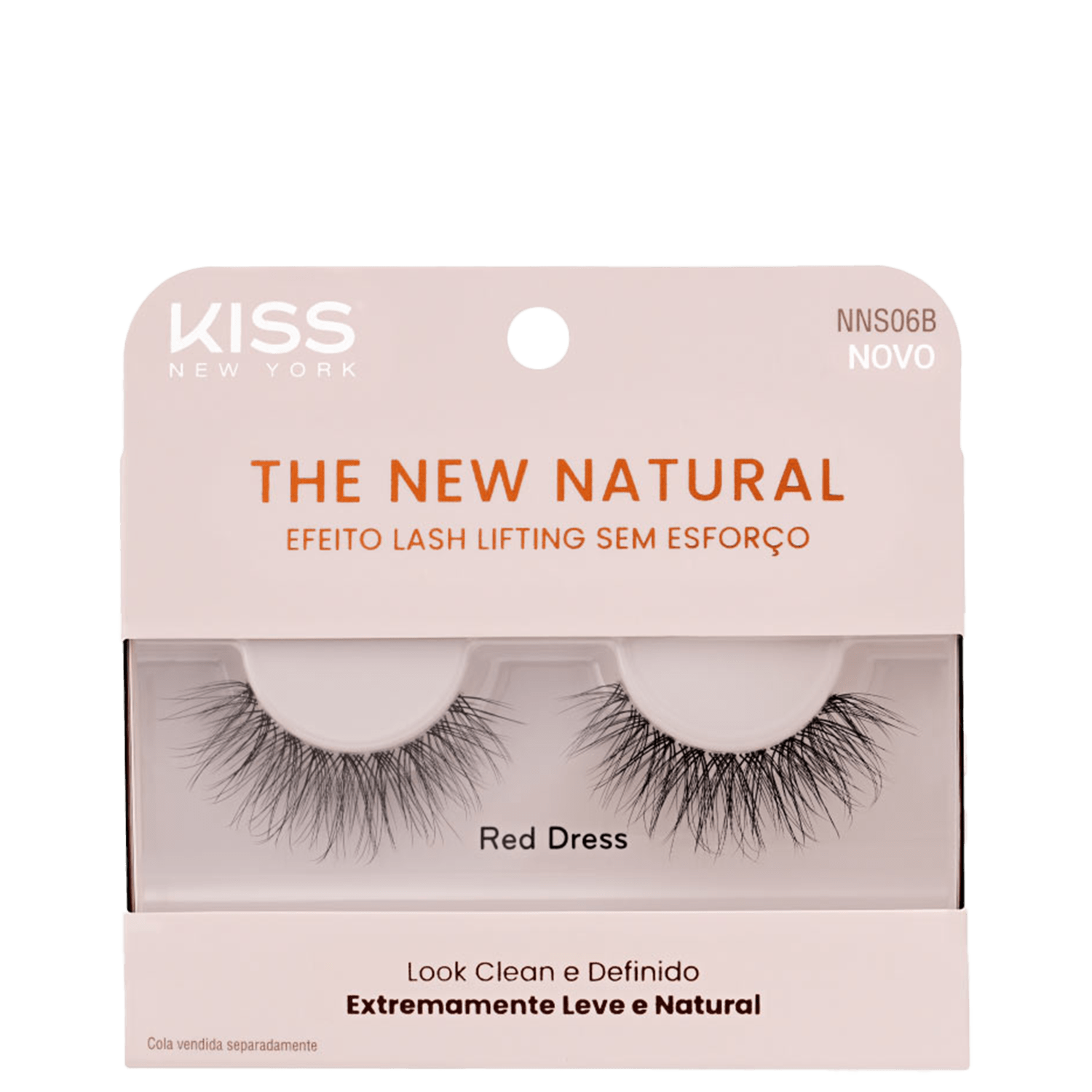 Cílios Postiços Kiss New York The New Natural Red Dress