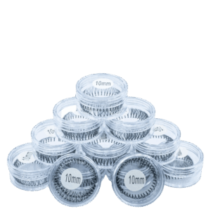 Kit Extensão Arte Sedução Tufo no Pote 10mm 12 unidades