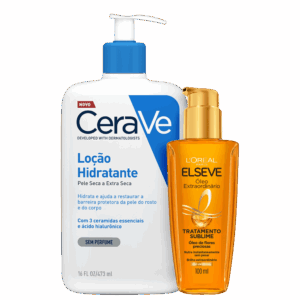 Kit Beleza na Web Loção Hidratante + Óleo de Tratamento Capilar (2 Produtos) Kit Beleza na Web Loção Hidratante + Óleo de Tratamento Capilar (2 Produtos)
