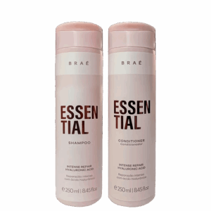 Kit Braé Essential Dupla Diária Shampoo 250ml Condicionador 250ml