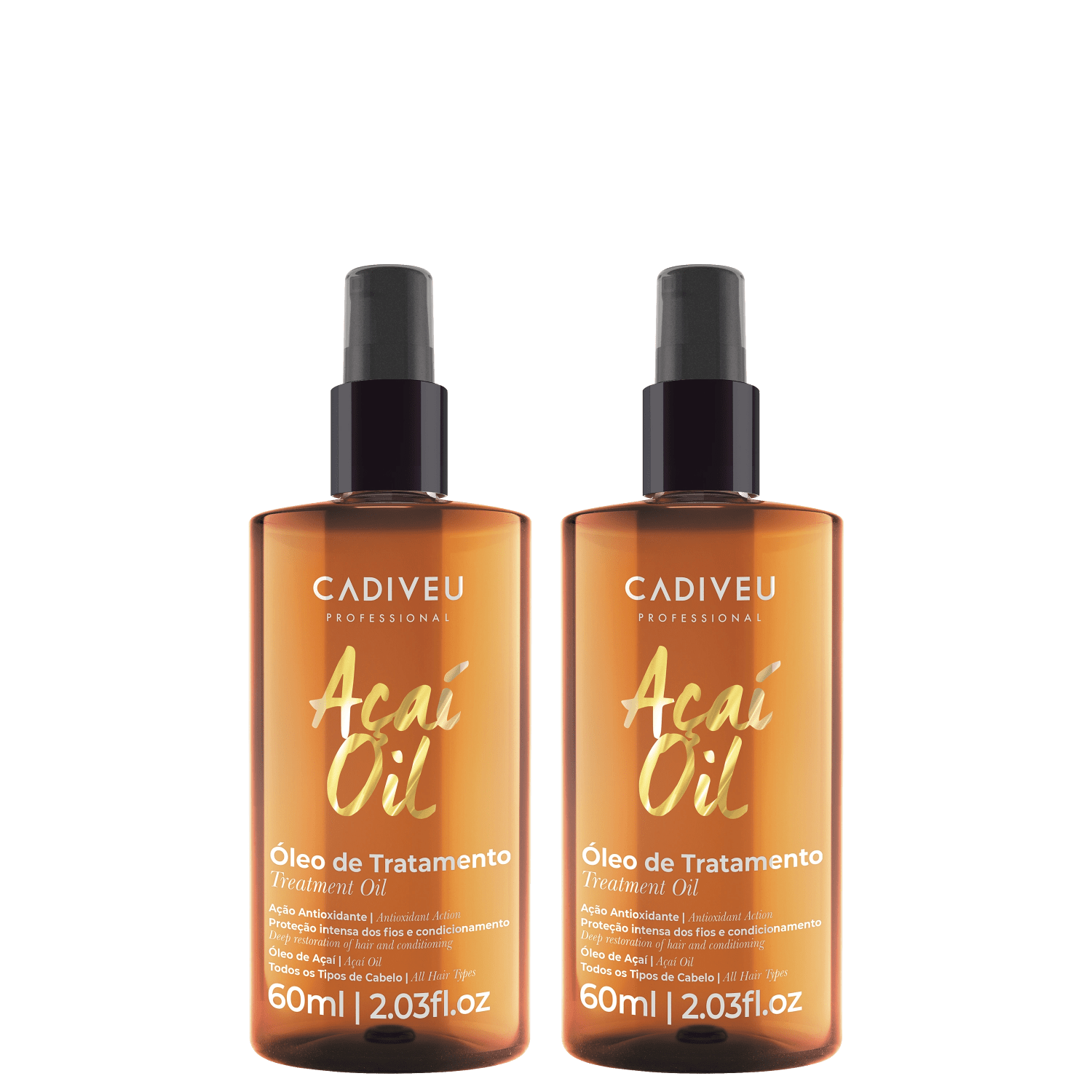 Kit Óleo Capilar Cadiveu Professional Açaí Oil (2 Unidades)