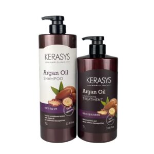Kit Duo Kerasys Argan Oil Shampoo 1l Máscara 1l Kit Duo Kerasys Argan Oil Shampoo 1l Máscara 1l