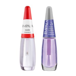 Kit Esmalte Impala Base Extra Brilho 7.5ml