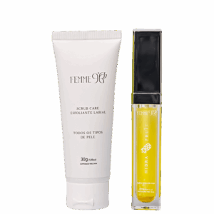 Kit Femme9 Scrub Care Hidra Fruit Abacaxi 2 unidades Kit Femme9 Scrub Care Hidra Fruit Abacaxi 2 unidades