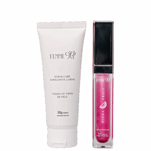Kit Femme9 Scrub Care Hidra Fruit Melancia 2 unidades Kit Femme9 Scrub Care Hidra Fruit Melancia 2 unidades